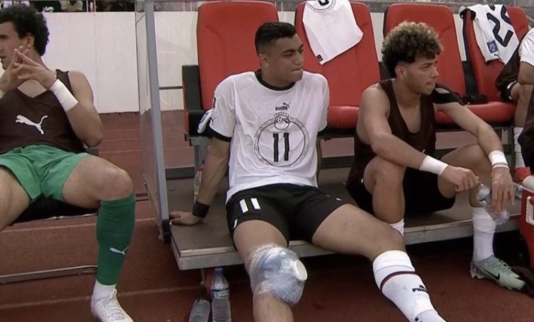 منتخب مصر يكشف تشخيص إصابة مصطفى محمد