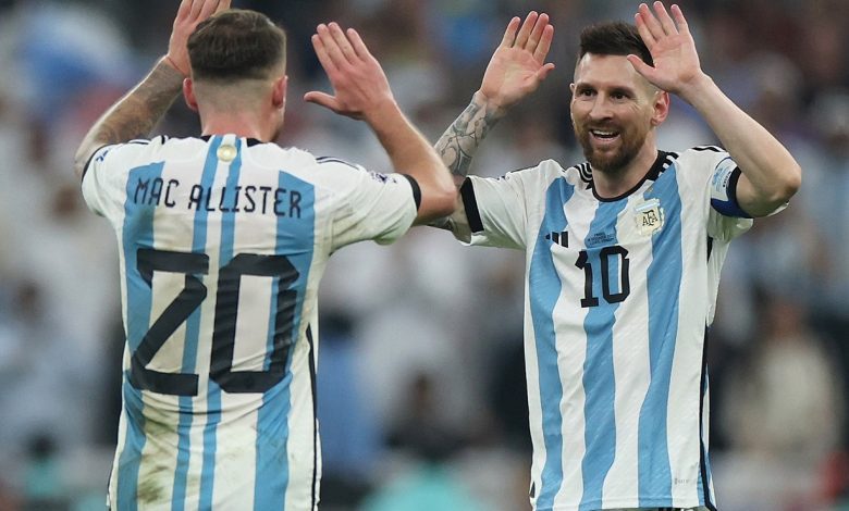 ماك أليستر يكشف موقف ميسي مع الأرجنتين من مونديال 2026
