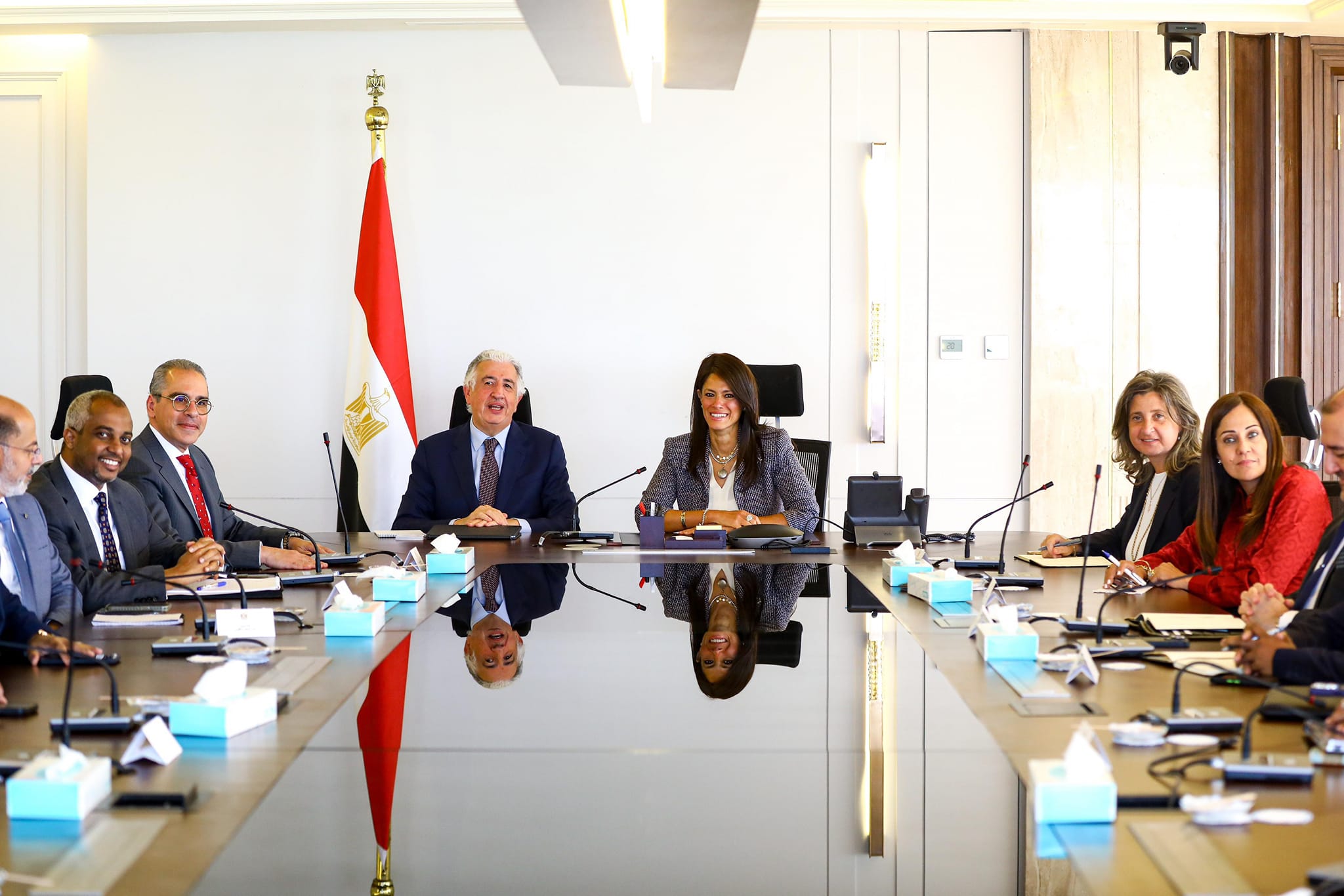 المشاط مع رئيس المؤسسة الدولية الإسلامية لتمويل التجارة