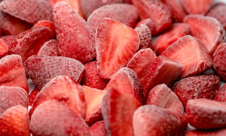 صادرات الخضر والفاكهة المجمدة