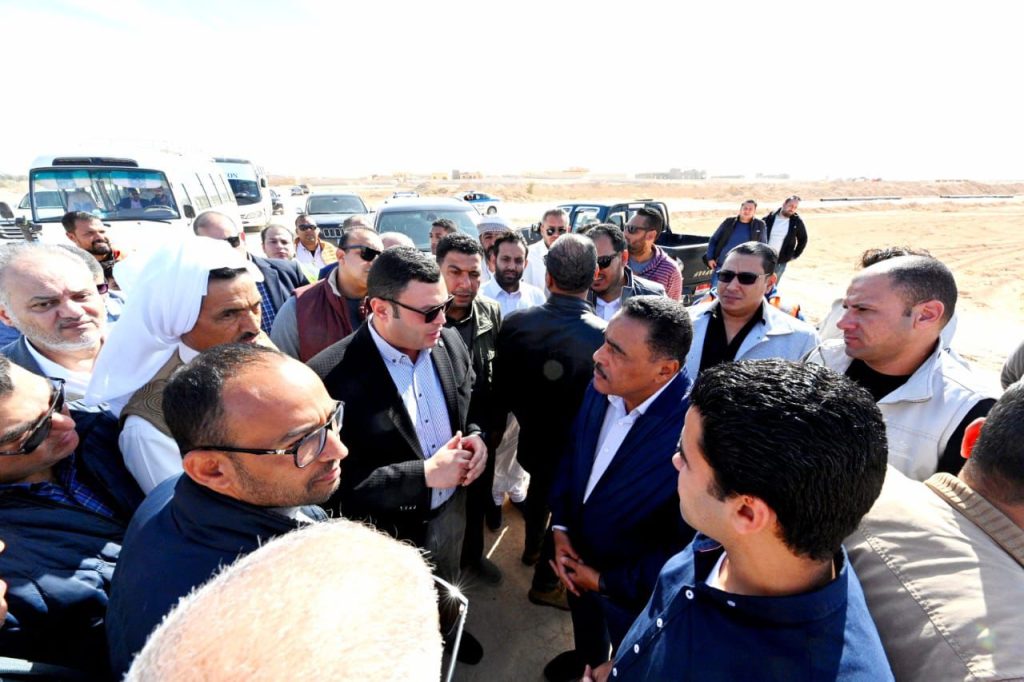 وزير الإسكان ومحافظ مطروح