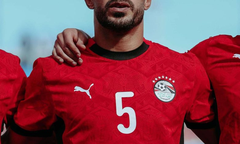 محمد ربيعة مدافع منتخب مصر