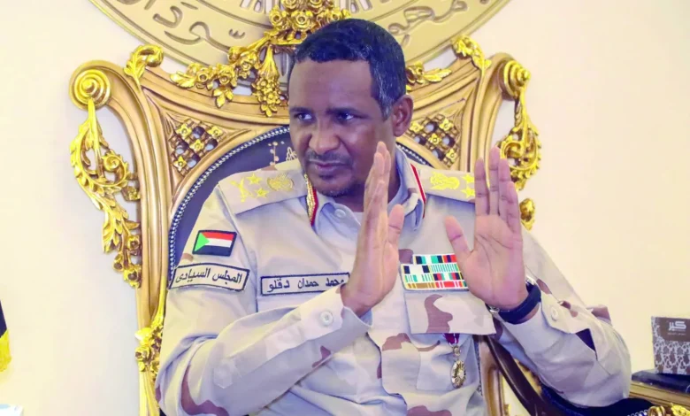 عقوبات أمريكية جديدة على حميدتي والدعم السريع في السودان