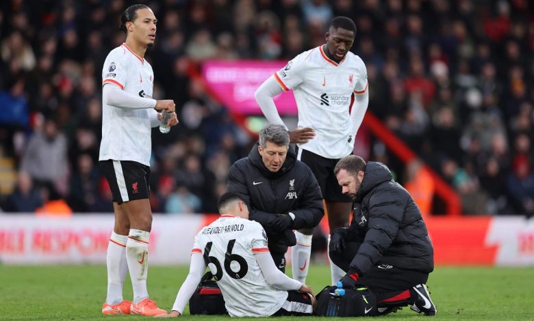 إصابة ألكسندر أرنولد لاعب ليفربول