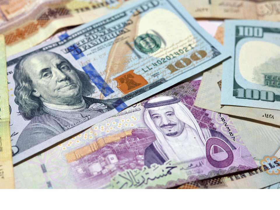 سعر الدولار أمام الريال السعودية
