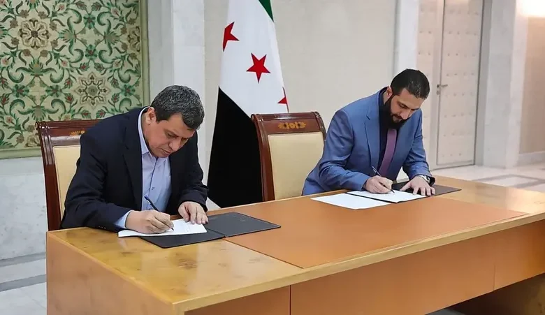 اتفاق تاريخي في سوريا..دمج قسد في مؤسسات الدولة