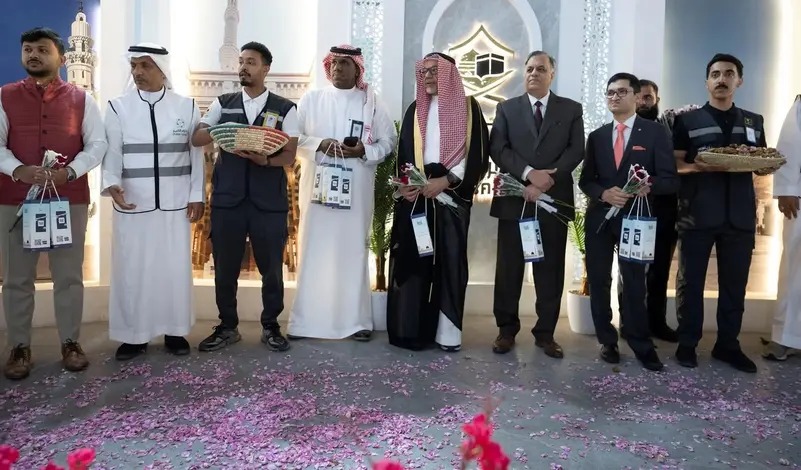 استقبال أولى رحلات الحجاج في السعودية