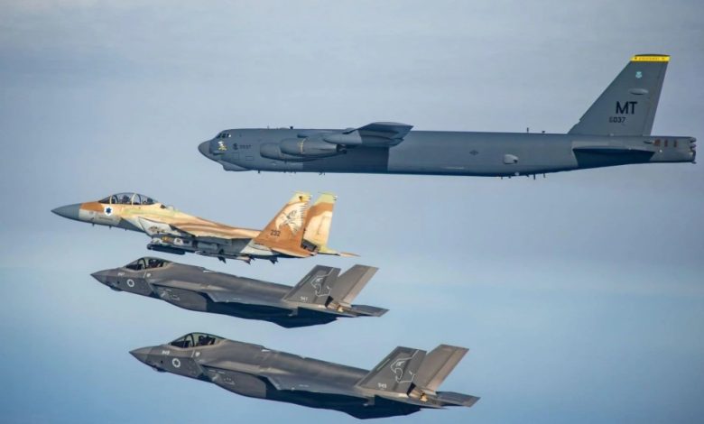طائرات مقاتلة من طراز F-35I Adir وF-15I Ra'am