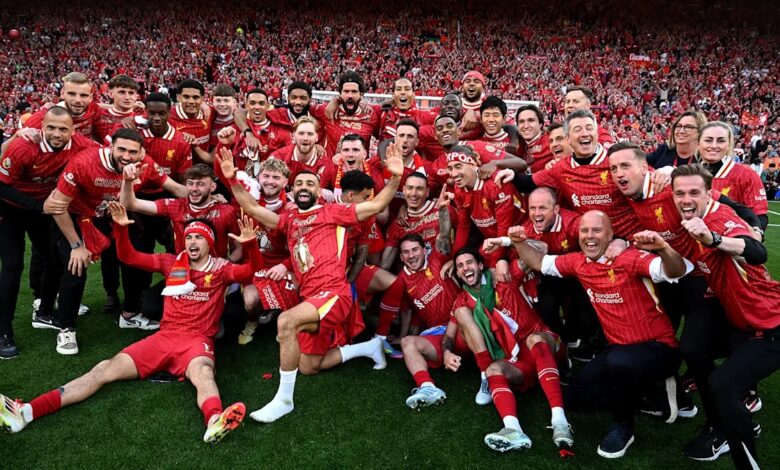 ليفربول يتوج بالدوري الإنجليزي الممتاز