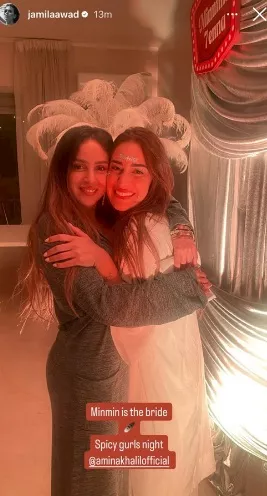 النشرة الفنية| أول صورة من حنة أمينة خليل.. وانتقادات لداليا البحيري بسبب الحجاب.. و«تمناية» تامر حسني