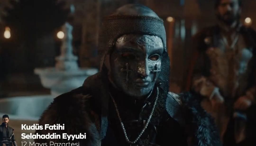 مسلسل صلاح الدين الأيوبي الحلقة 56.. الملك بلدوين يرتدي قناع كامل وميلا تفدي صلاح الدين
