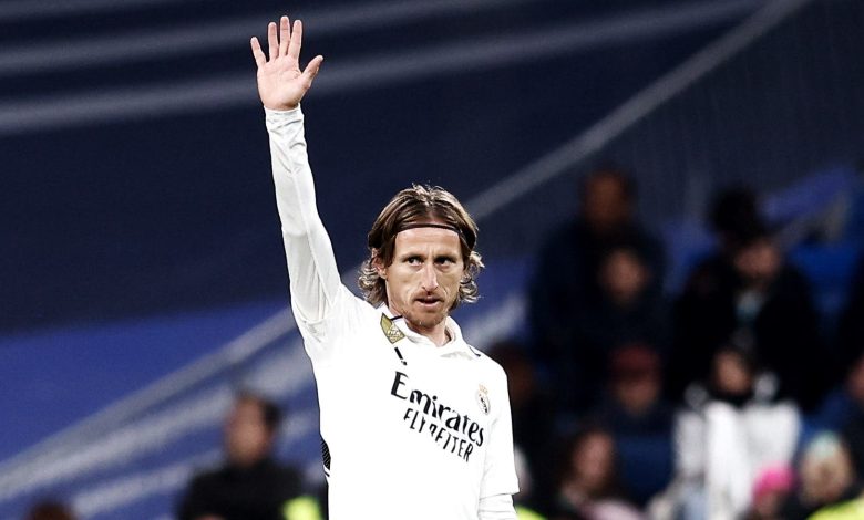 لوكا مودريتش لاعب ريال مدريد