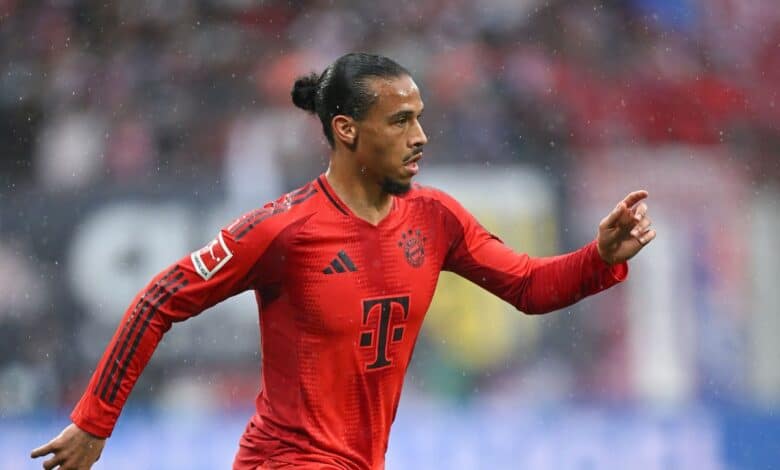 ليوري ساني لاعب بايرن ميونخ
