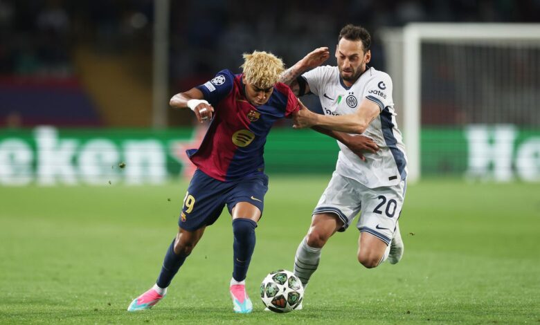 مباراة إنتر ميلان ضد برشلونة