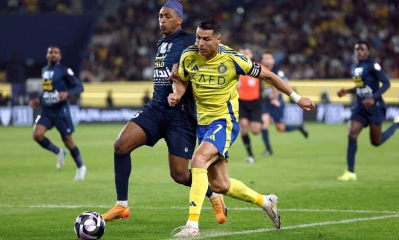 مباراة النصر ضد الأخدود
