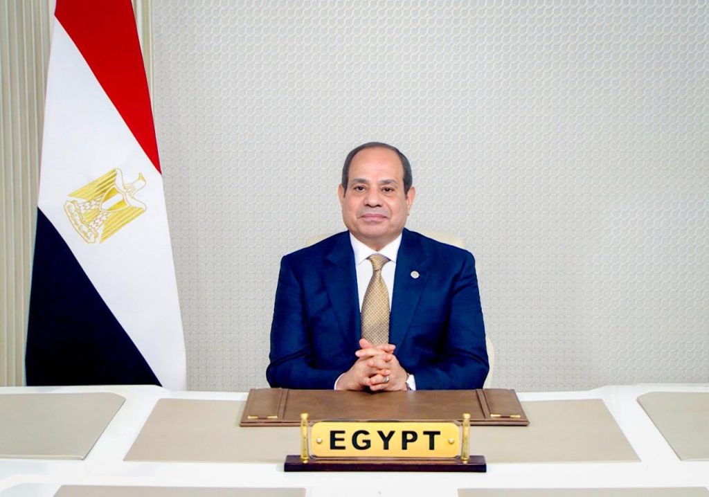 الرئيس المصري عبد الفتاح السيسي