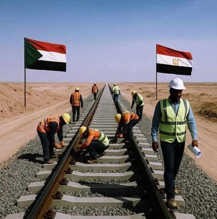 الربط السككي بين مصر والسودان