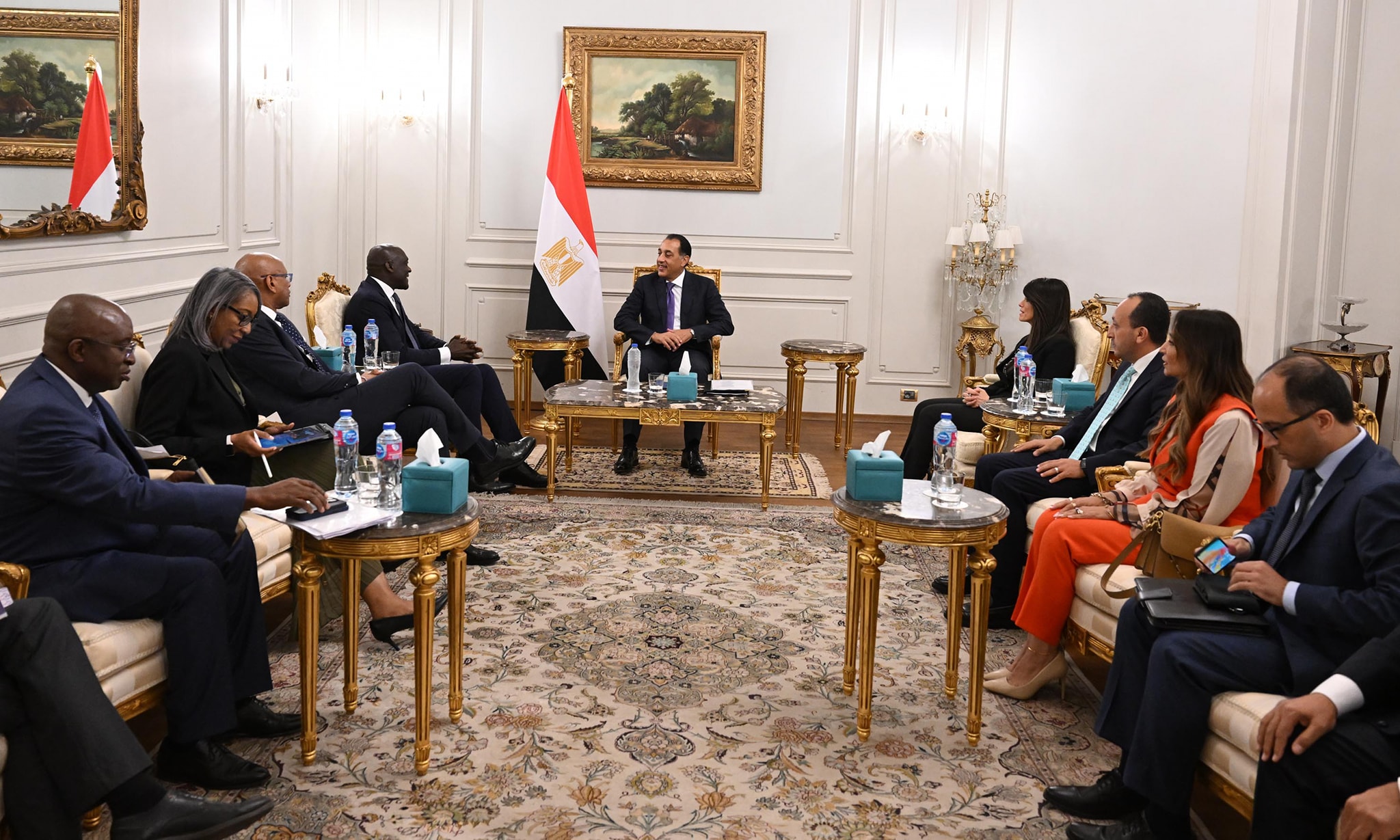 رئيس الوزراء والرئيس التنفيذي لمؤسسة التمويل الدولية