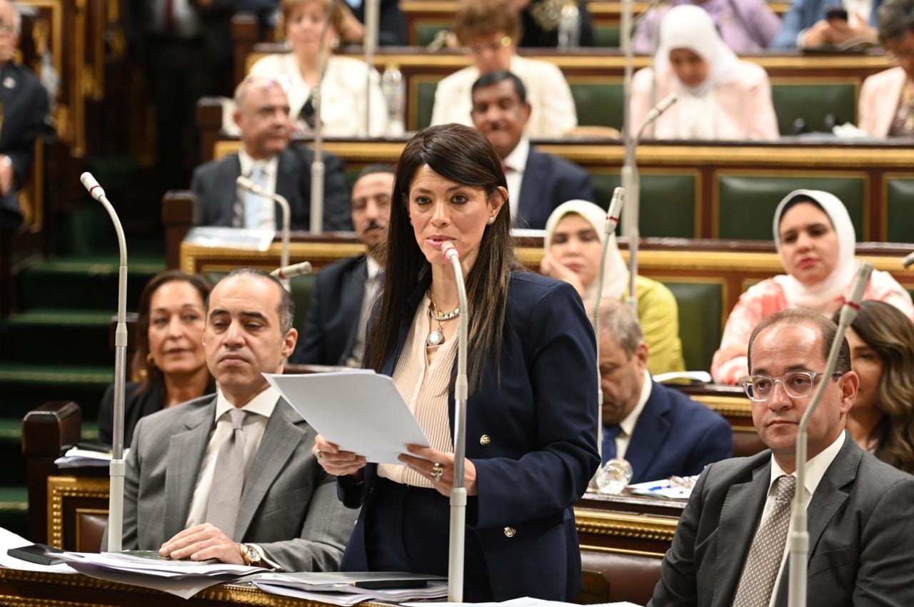وزيرة التخطيط في مجلس النواب المصري
