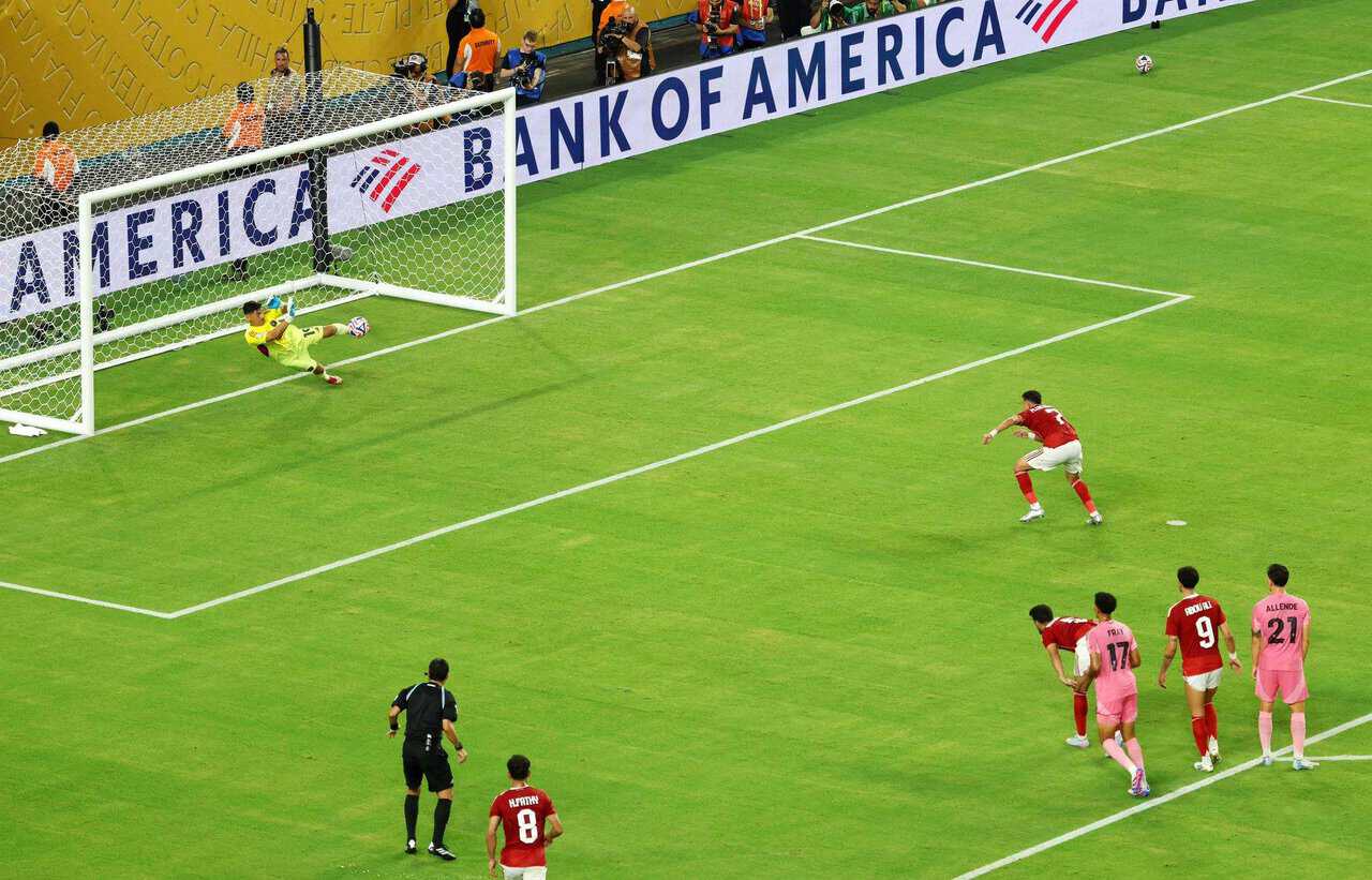 ركلة جزاء تريزيجيه الأهلي إنترميامي كأس العالم للأندية