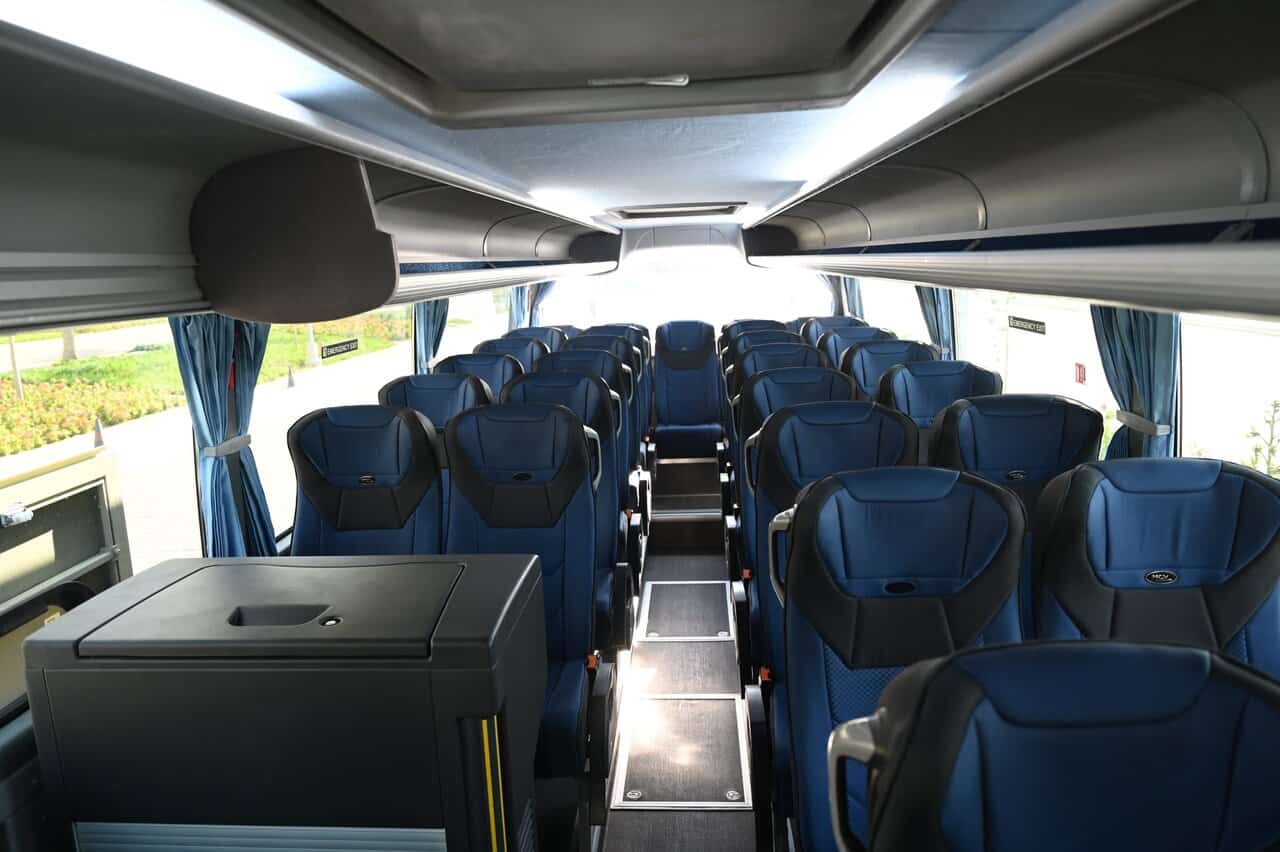 حافلات مرسيدس الجديدة بإنتاج الشركة المصرية لصناعة وسائل النقل MCV