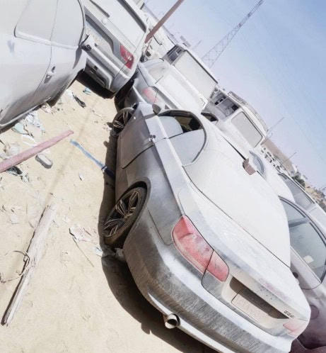 جانب من السيارات المشاركة بالمزاد