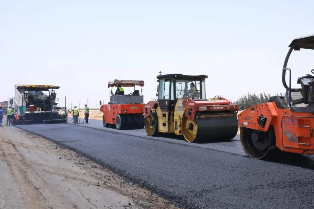 مشروعات الطرق والبنية التحتية في مطروح