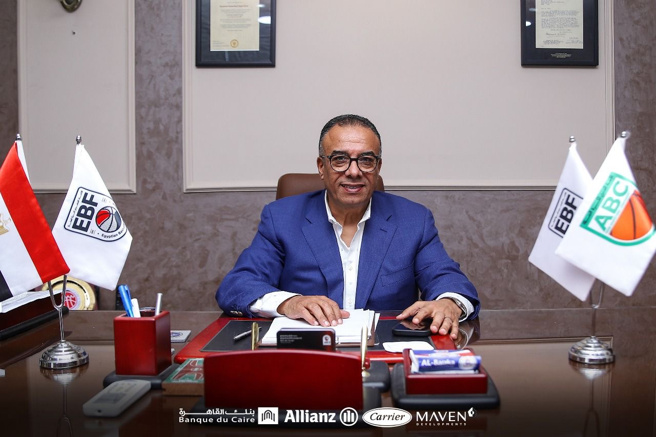 عمرو مصيلحي رئيس اتحاد السلة
