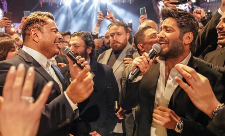 الخلاف المبطن منذ سنوات يظهر للسطح من جديد.. تامر حسني لـ عمرو دياب: عيب كده
