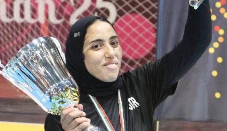 سارة أمين لاعبة منتخب مصر للطائرة