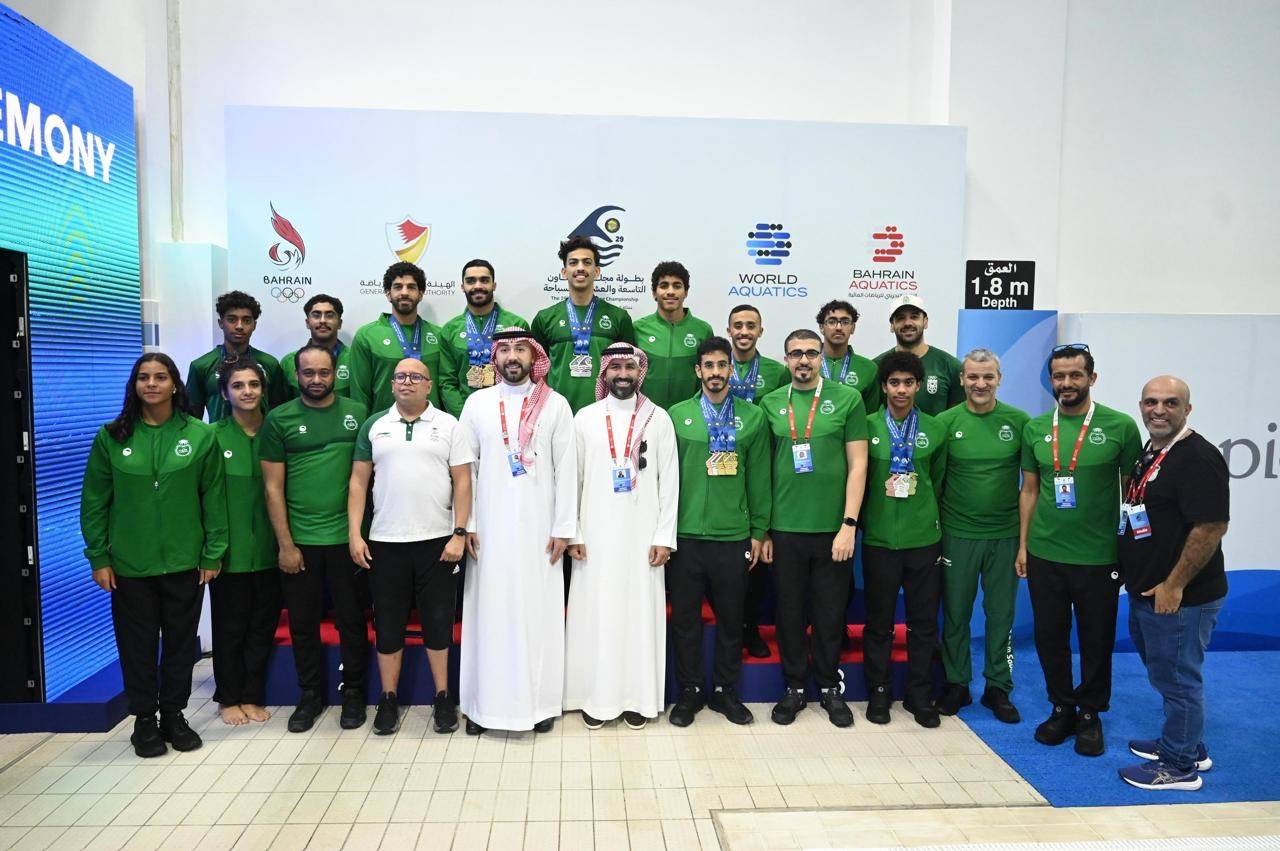 أخضر السباحة يتألق.. 55 ميدالية متنوعة لمنتخب السعودية في بطولة الخليج بالبحرين