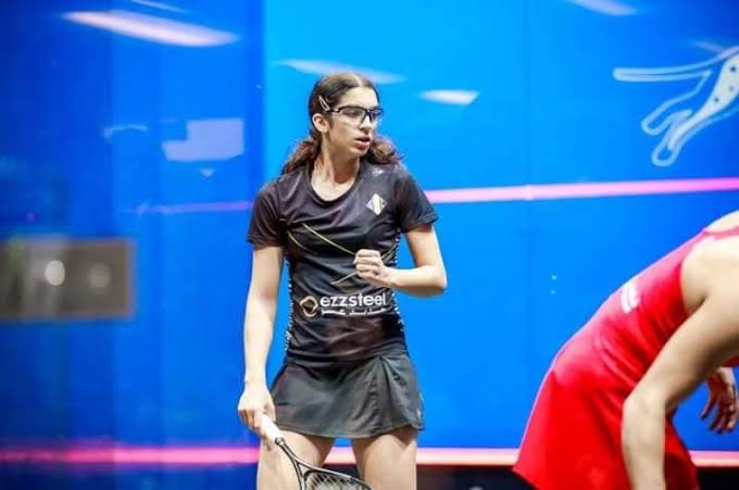 أمينة عرفي بطلة مصر في الاسكواش