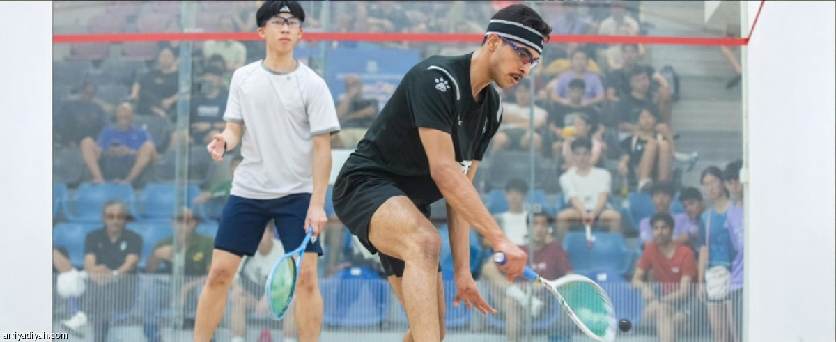 محمد آل نصفان بطل السعودية في الاسكواش