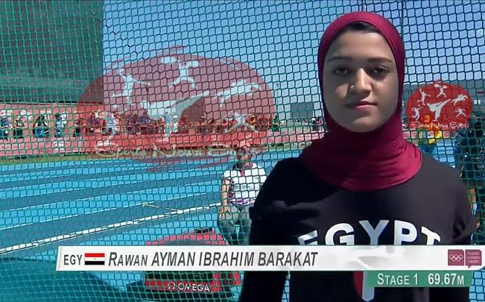 روان أيمن بطلة مصر في ألعاب القوى