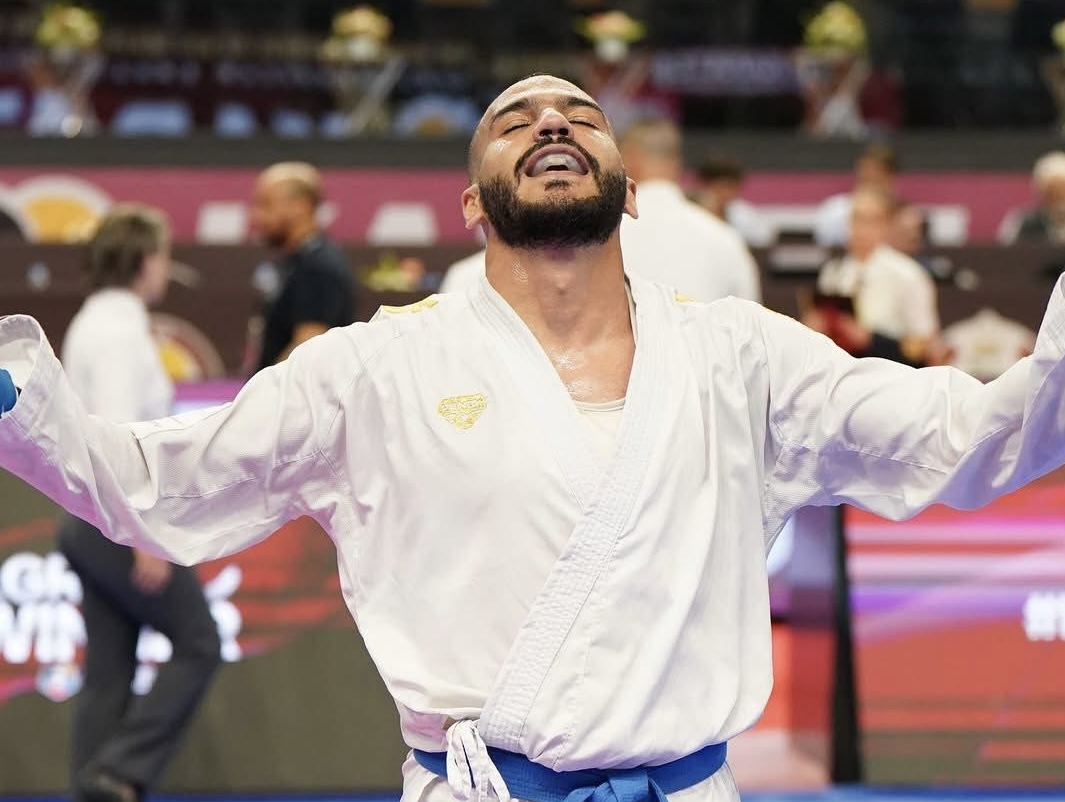 عبد الله ممدوح بطل مصر في الكاراتيه