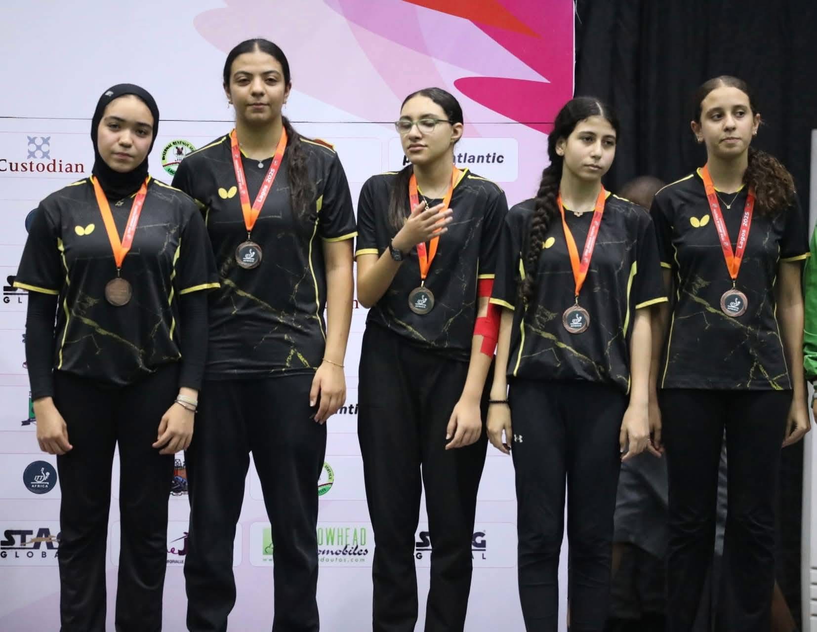منتخب ناشئات تنس الطاولة تحت 15 عام