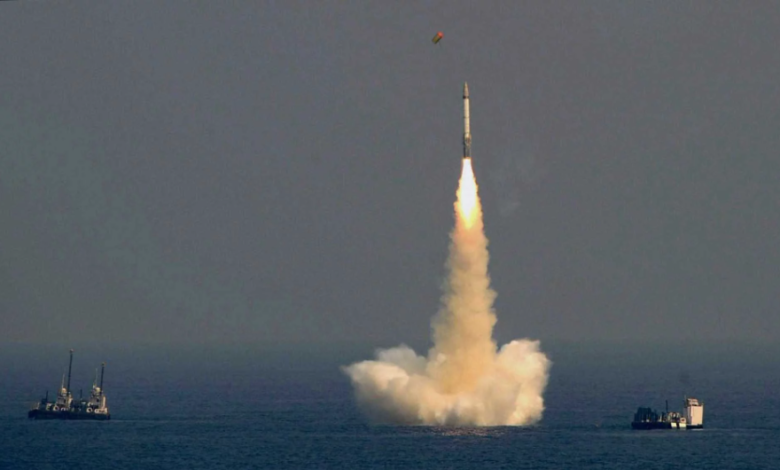 الهند صاروخ K-5