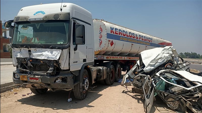حادث تصادم الطريق الدائري الإقليمي بالمنوفية