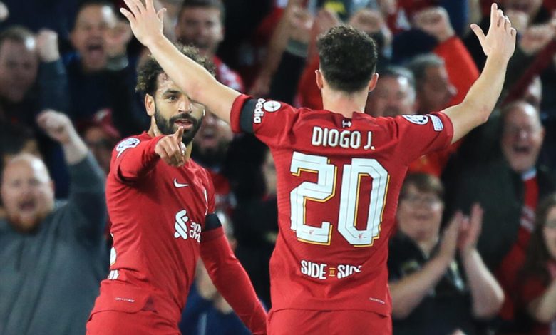 محمد صلاح وديوجو جوتا