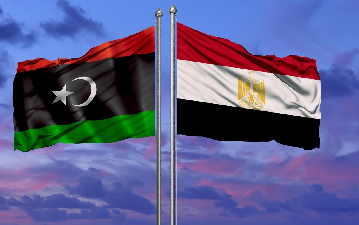 علم مصر وليبيا