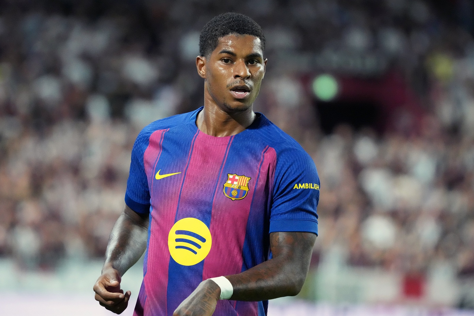 ماركوس راشفورد لاعب برشلونة